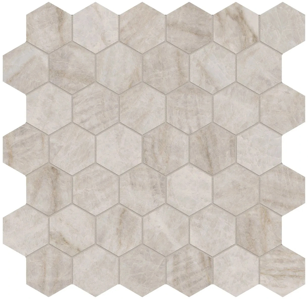 Taj Mahal Hexagon Mosaic