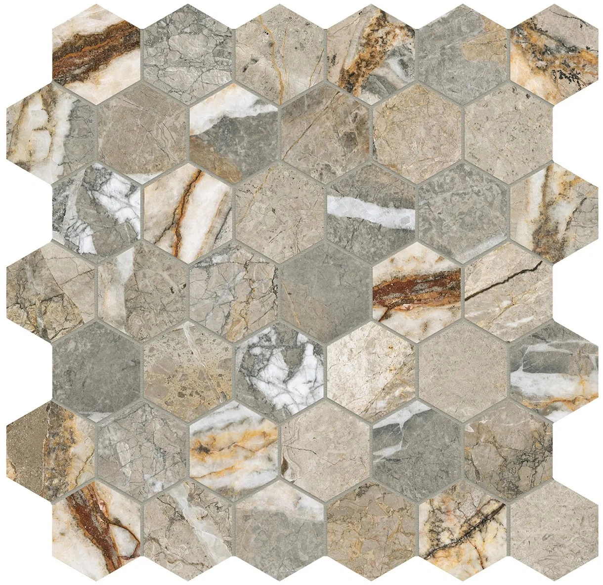 Foresta Hexagon Mosaic