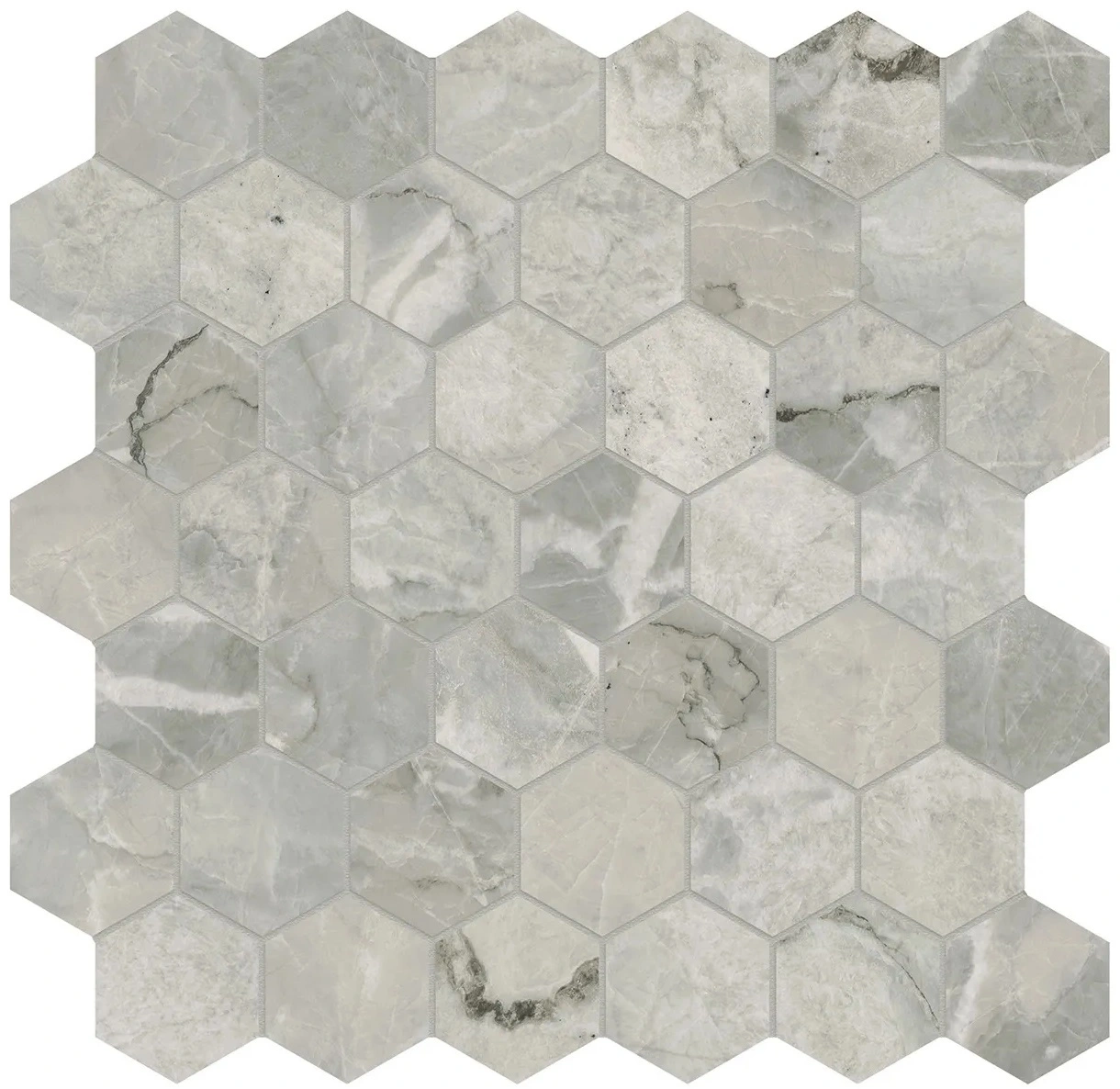 Atlantic Ocean Hexagon Mosaic