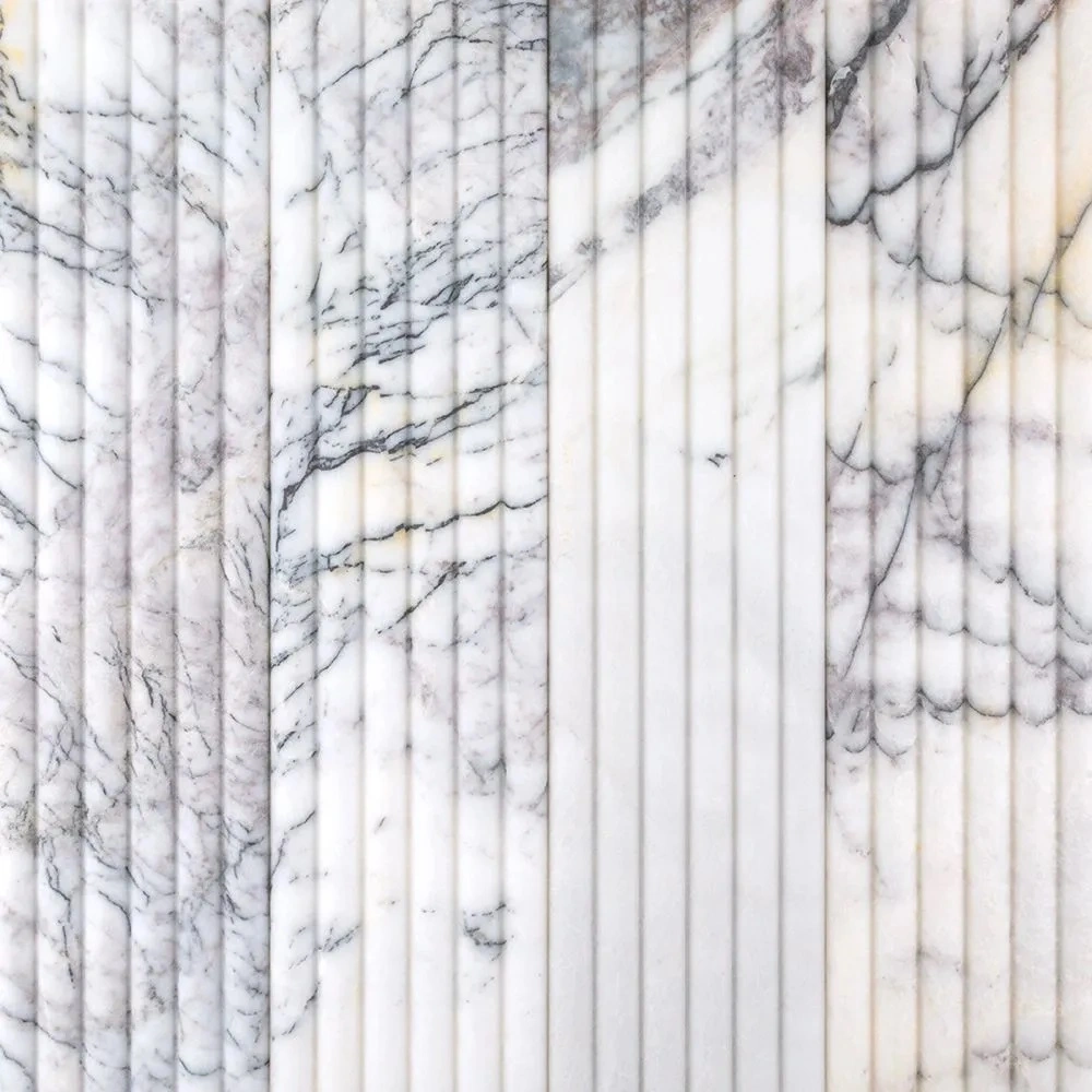 Fluted Field Tile 6" x 24" Lilac