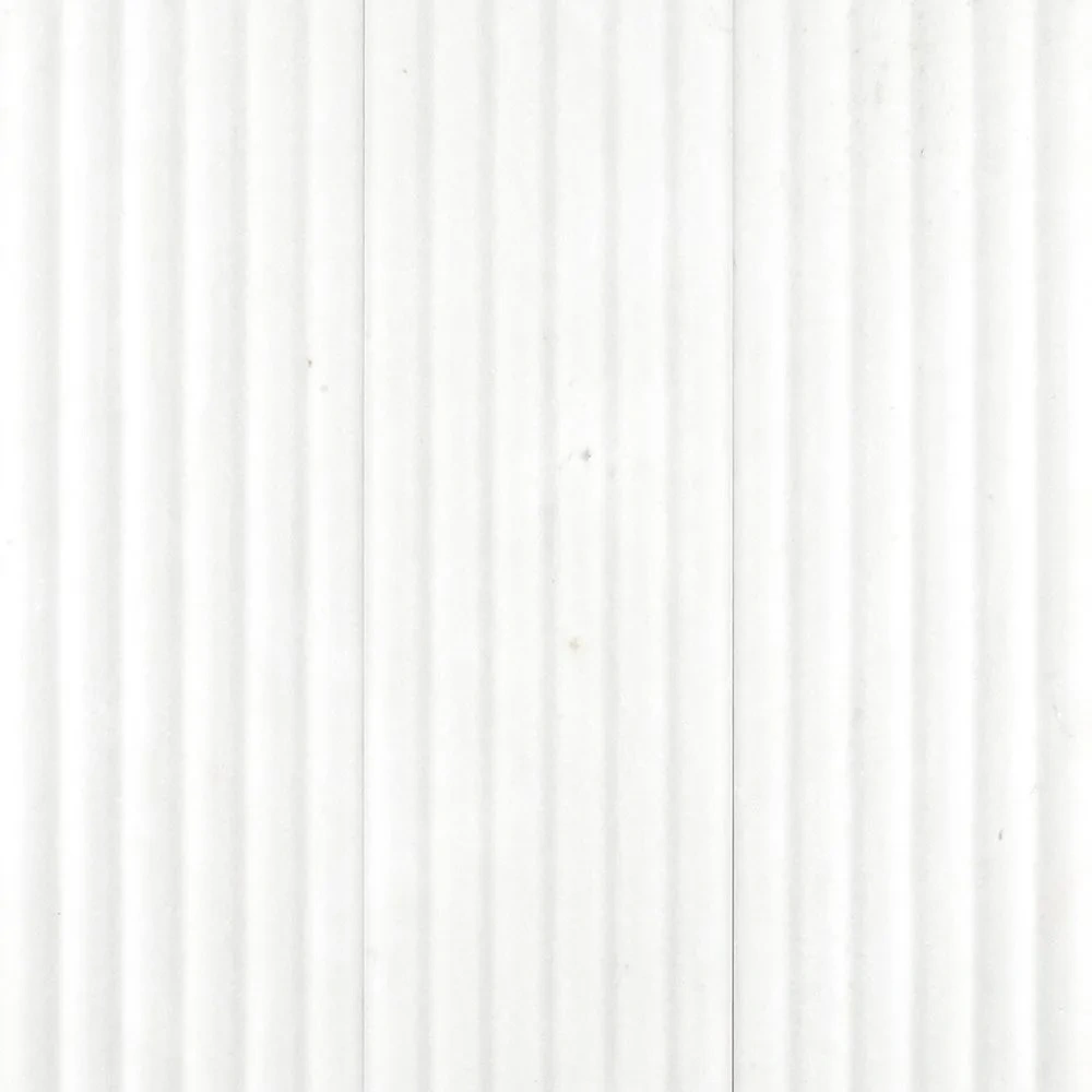 Fluted Field Tile 6" x 24" Thassos