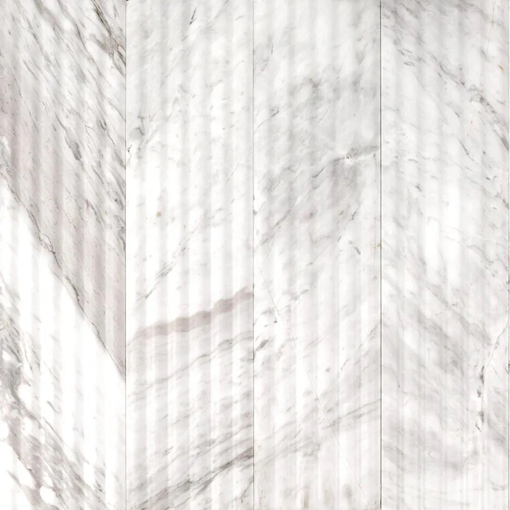 Fluted Field Tile 6" x 24" Volakas