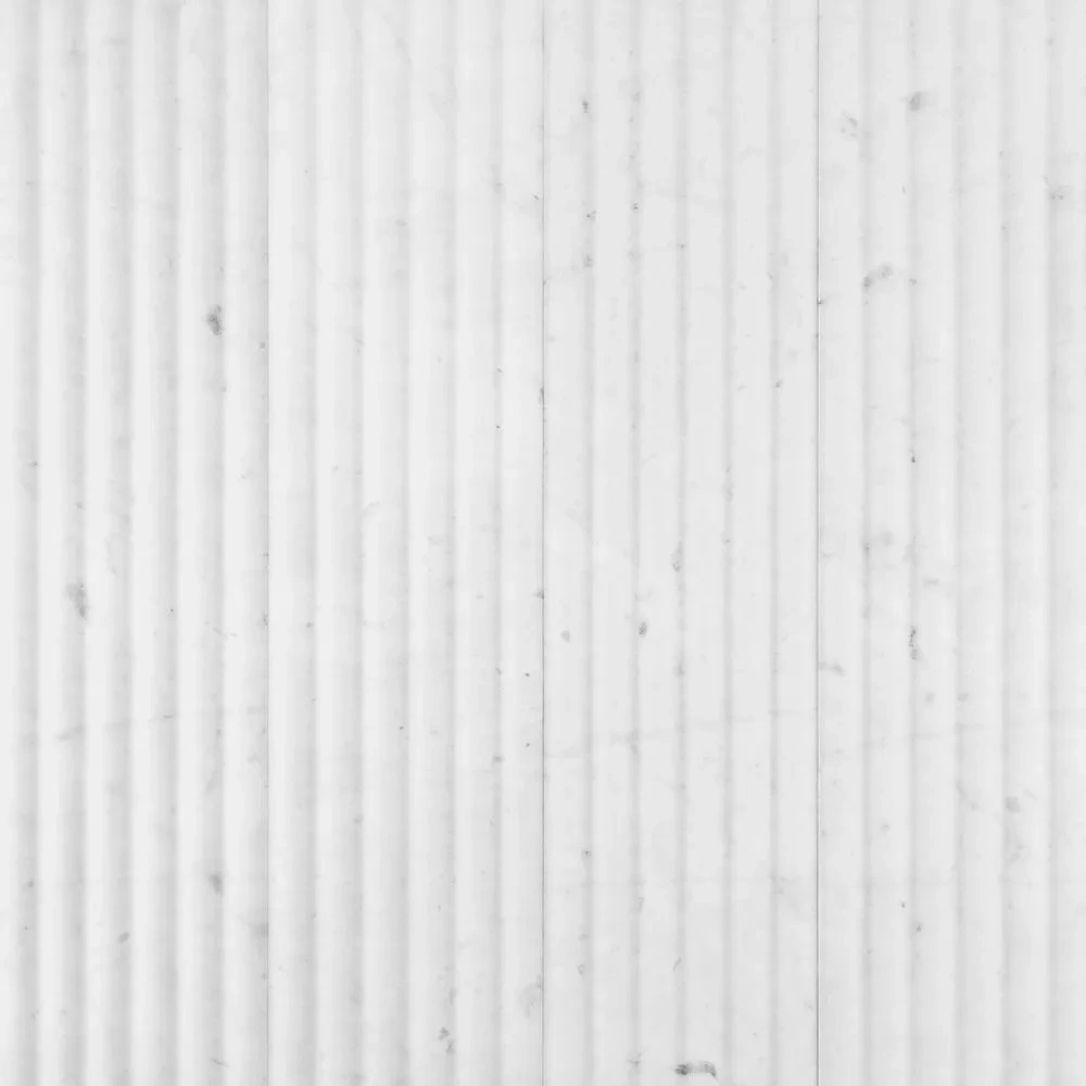 Fluted Field Tile 6" x 24" Crystal White
