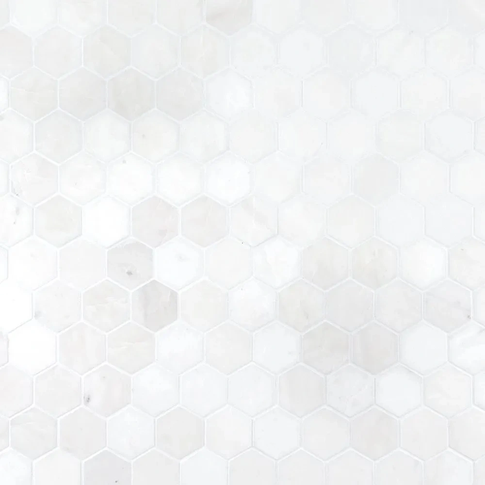 2" Hexagon Mosaic Dolomite