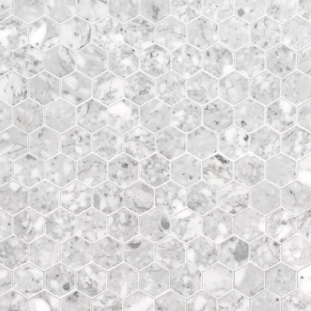 2" Hexagon Mosaic Venato