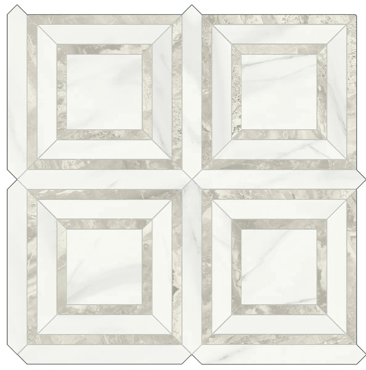 Volakas Grigio Piazza Mosaic