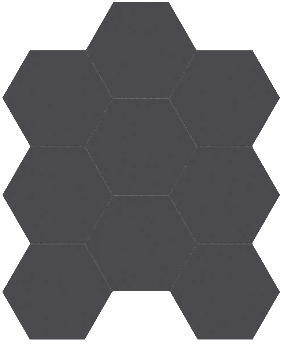 Silhouette Hexagon Mosaic