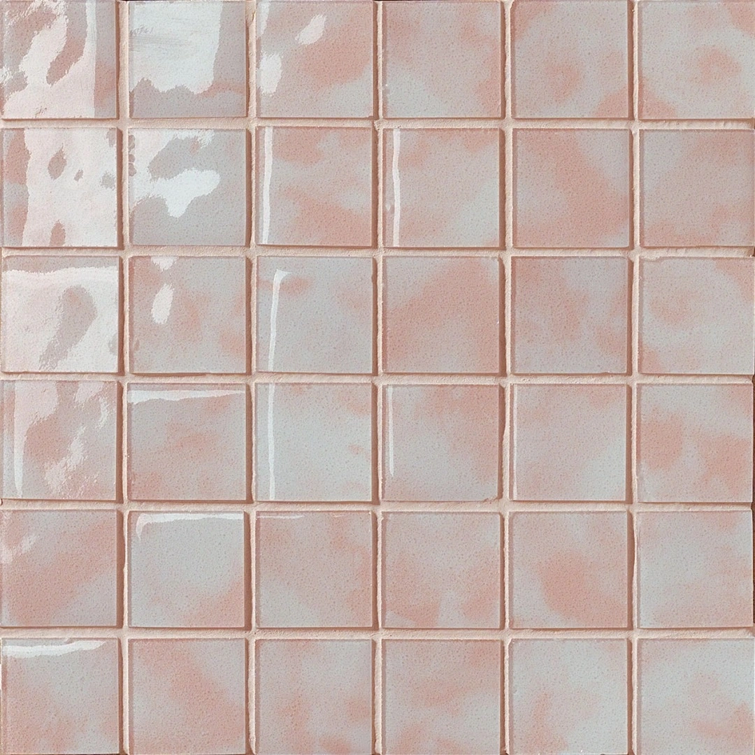 Rosa Cipria Mosaico 4,5x4,5