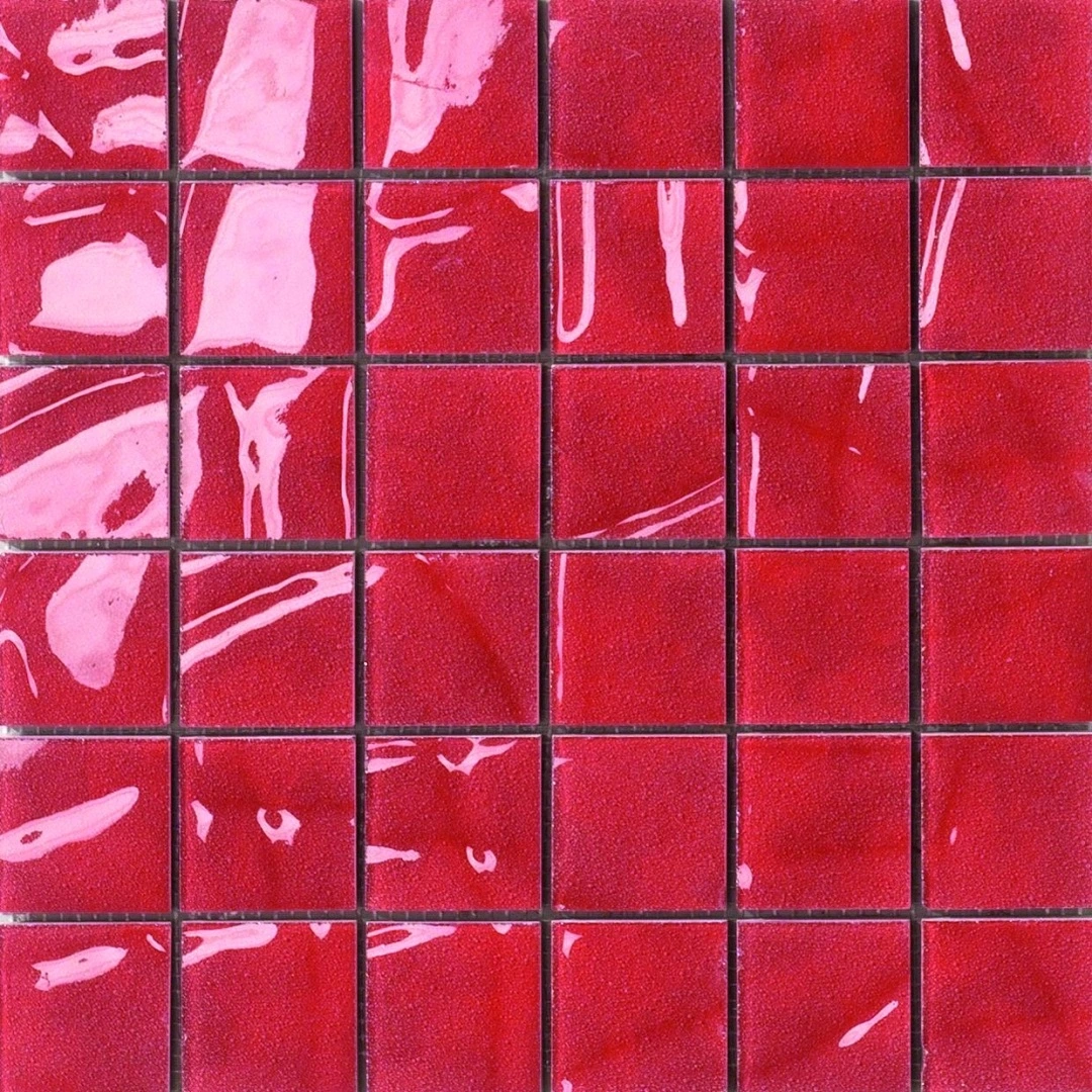Rosso Geranio Mosaico 4,5x4,5