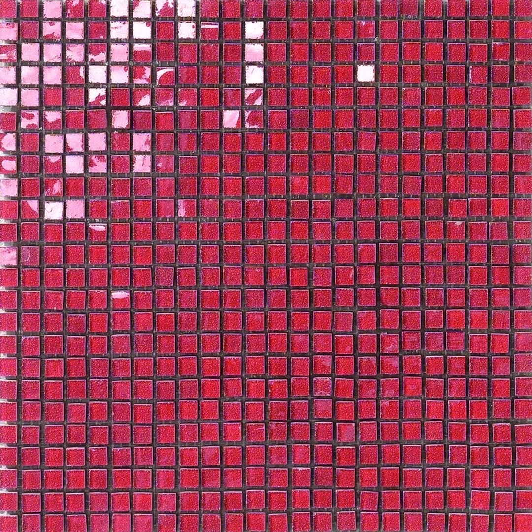 Rosso Geranio Mosaico 1x1