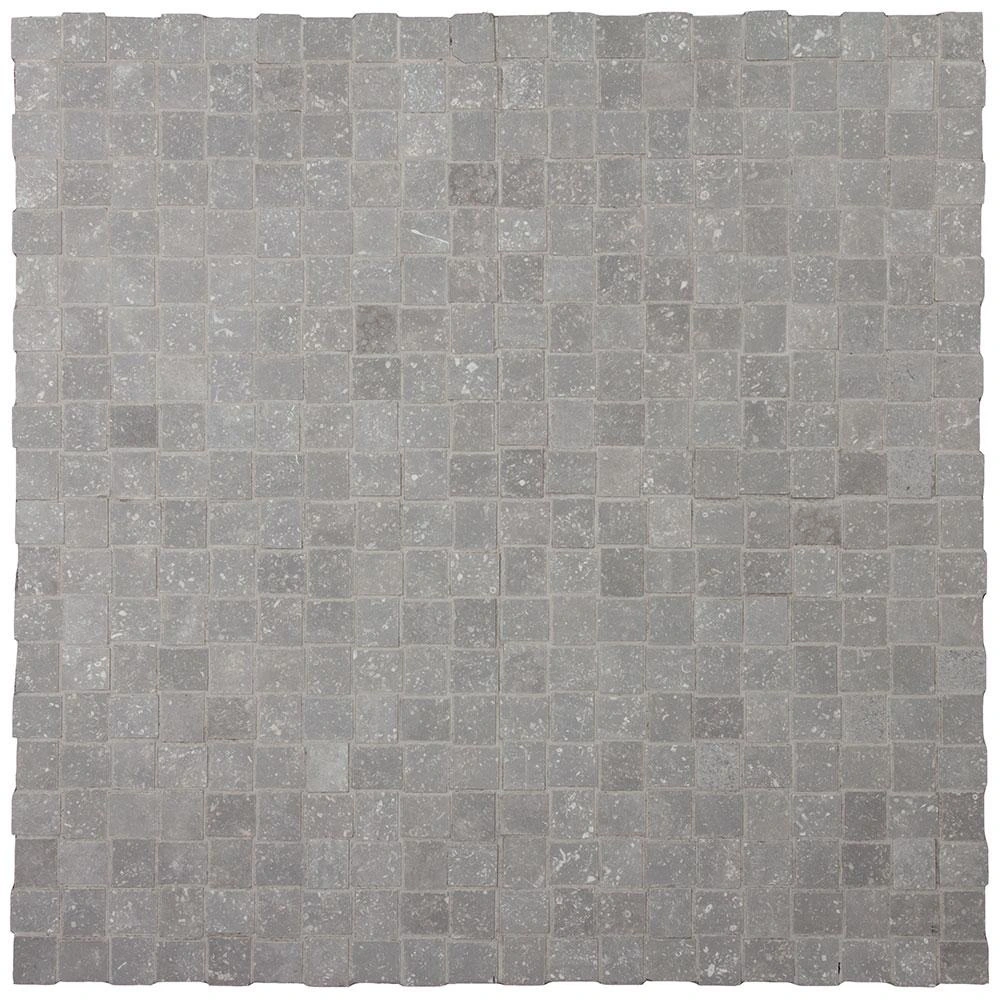 Italian Porcelain 10 Trama Mosaic 12x12 Grigio Natural