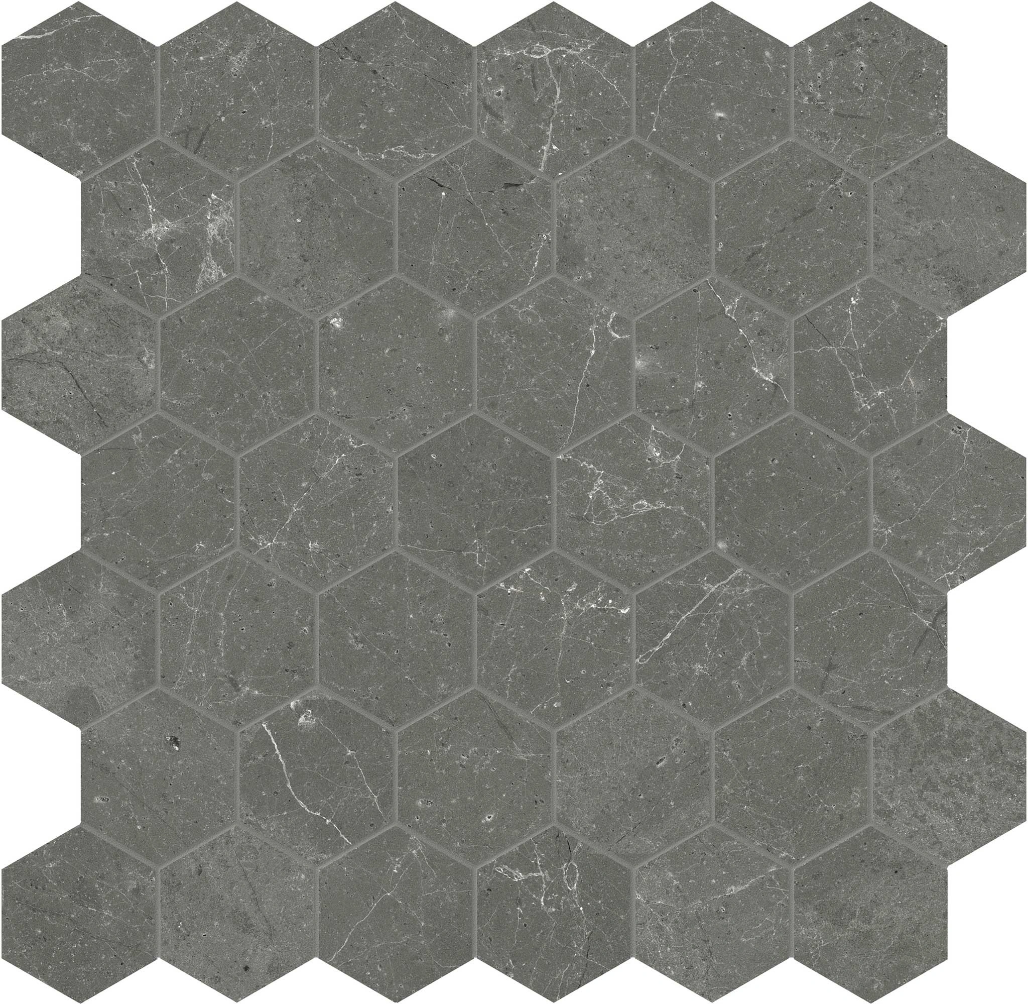 Stark Carbon 2 Hexagon Mosaic