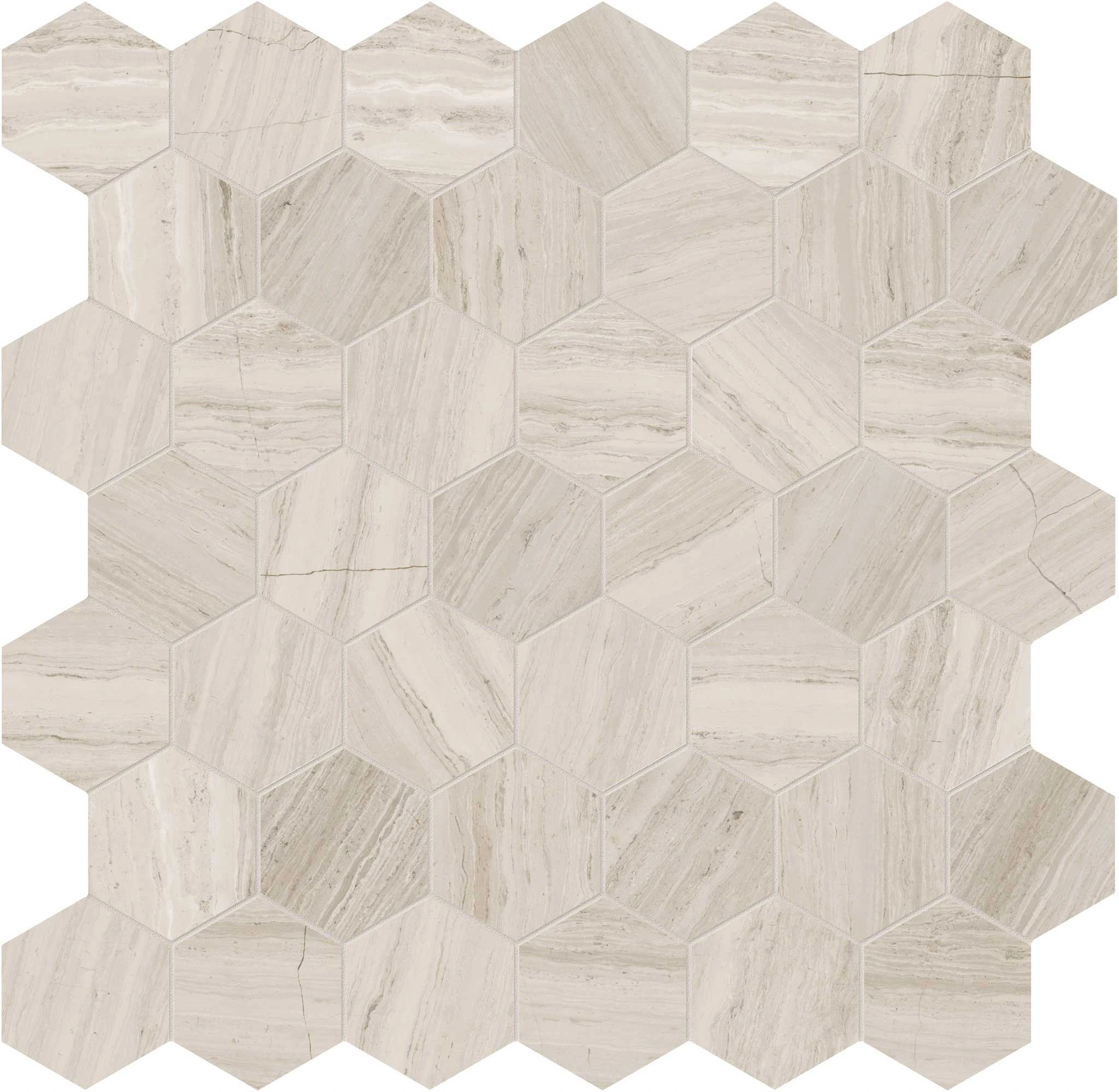 Strada Mist 2 Hexagon Mosaic