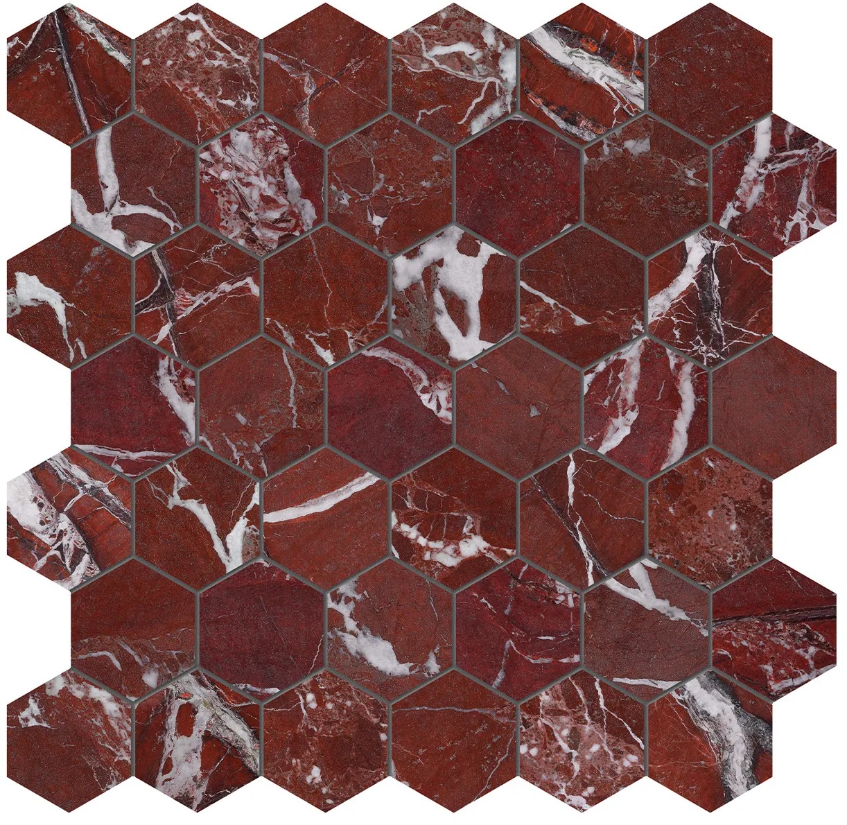 Tuscano Where to buy Tuscano Rosso Hexagon Mosaic, Marble tile by Anatolia Tile.