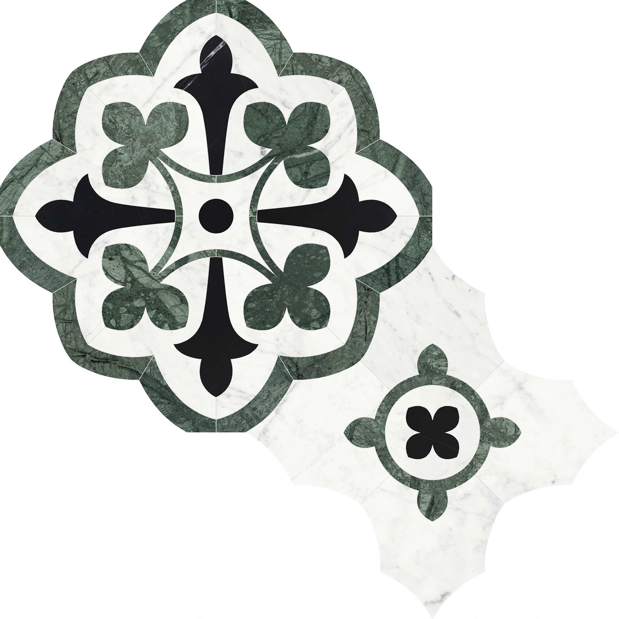 Utopio Fleur Pine Mosaic