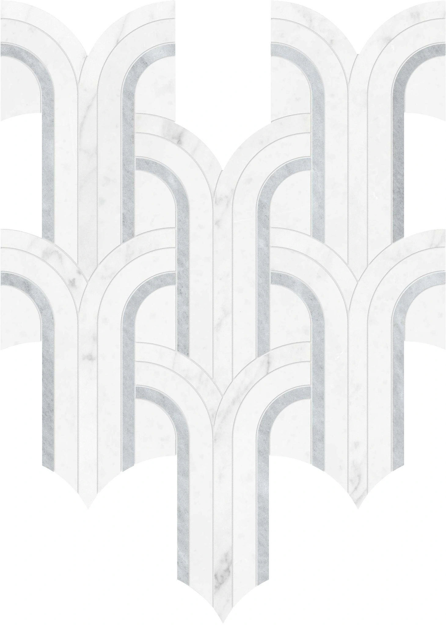 Utopio Florence Dove Stone Mosaic