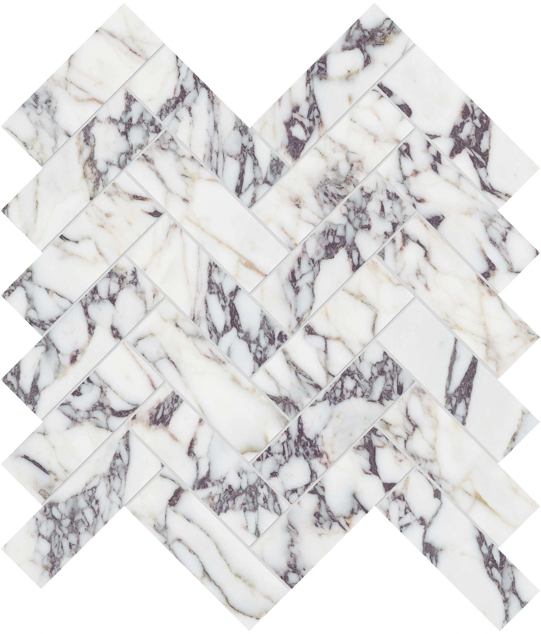 Viola Roccia 1.25×4 Herringbone Mosaic