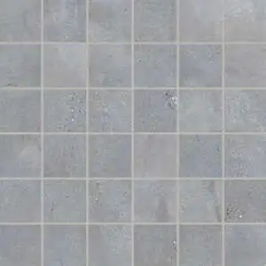 Area 51 2" x 2" Square Matte Porcelain Mosaic in Steel