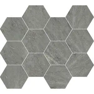 Basilica Bardiglio Hexagon Matte Mosaic