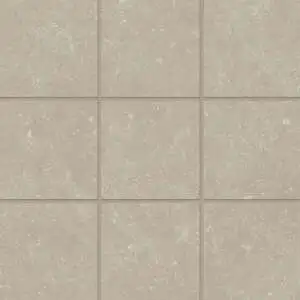 Bluerun 4" x 4" Matte Porcelain Mosaic Sheet in Historic Greige Bluerun 4" x 4" Matte Porcelain Mosaic Sheet in Historic Greige