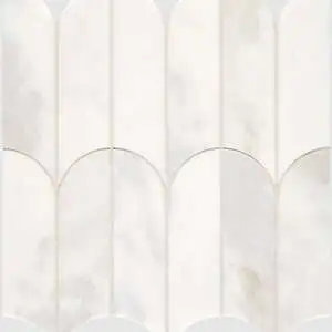 Calacatta Royale Honed Arch Mesh