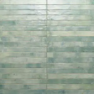 Chroma 2" x 18" Glossy Porcelain Field Tile in Aquamarine