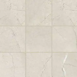 Crema Marfil 4" x 4" Satin Porcelain Mosaic
