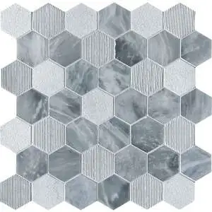CS-D Blue Multi Finish 2 x 2 Hex Mesh