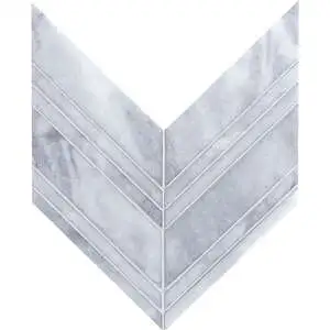 CS-Sky Blue Honed Chevron Mesh