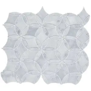 CS-Sky Blue Honed Flower Mesh
