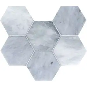 CS-Sky Blue Honed 4 Inch Hex Mesh