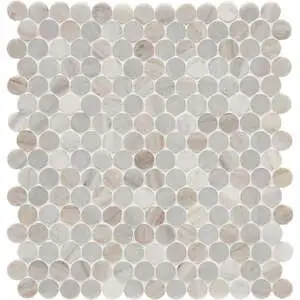 CS-Skyline Honed Penny Round Mesh