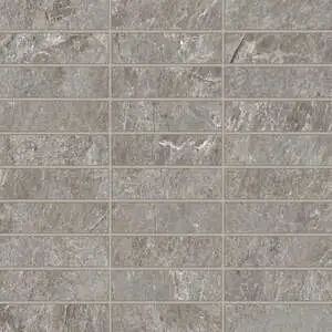 1" x 4" Matte Porcelain Straight Set Mosaic in Millstone