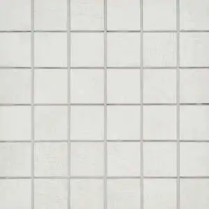 Fray Metal White 2 x 2 Mosaic Mesh