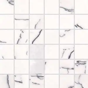 Gemma 2" x 2" Polished Porcelain Mosaic in Bianca