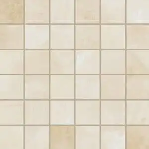 Gemma 2" x 2" Honed Porcelain Mosaic in Beige Onyx