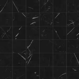 Gemma 2" x 2" Polished Porcelain Mosaic in Notte