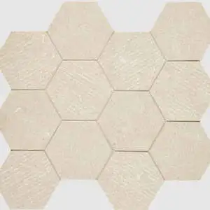 Intense Beige Mixed Hex 4″ Mesh
