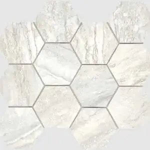 Invictus Pearl Vein Cut Matte 4 Inch Hex Mesh