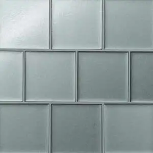 Matte Glass Field Tile in Light Green