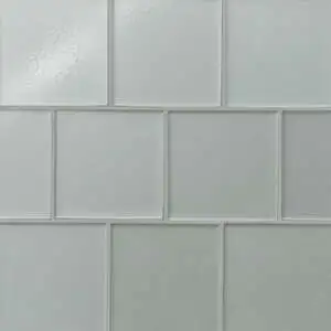 Matte Glass Field Tile in Silver