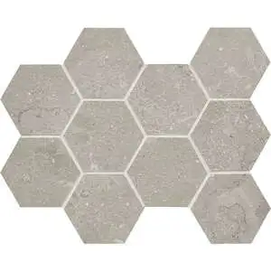 Lagos Light Grey 4 Inch Hex Mesh