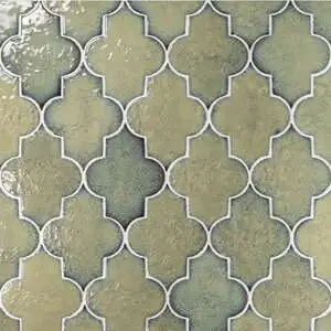 Lantern 3" x 8" Glossy Porcelain Tile in Moss