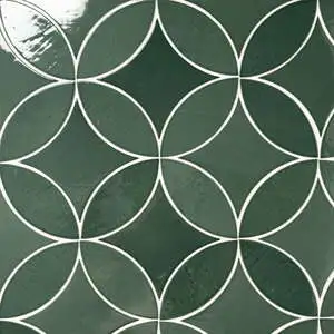 Legacy 3" x 8" Glossy Petal Porcelain Tile in Lagoon