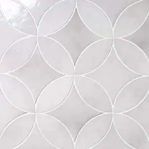 Legacy 3" x 8" Glossy Petal Porcelain Tile in Pearl