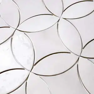 Legacy 6.5" x 6.5" Glossy Kite Porcelain Tile in Pearl