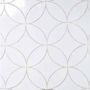 Legacy 3" x 8" Glossy Petal Porcelain Tile in White