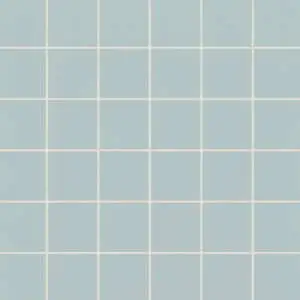 Square Matte Porcelain Mosaic in Misty Blue