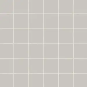 Square Matte Porcelain Mosaic in Pebble Gray