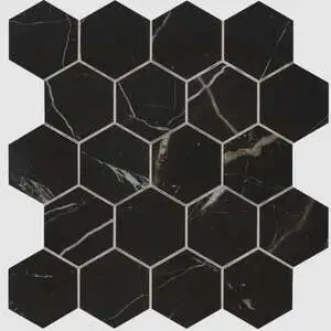 Marvel Black Atlantis Matte Small Hex 2-5/8 Mesh